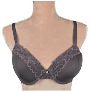 Natori Hidden Glamour Bra Grey Size 34C